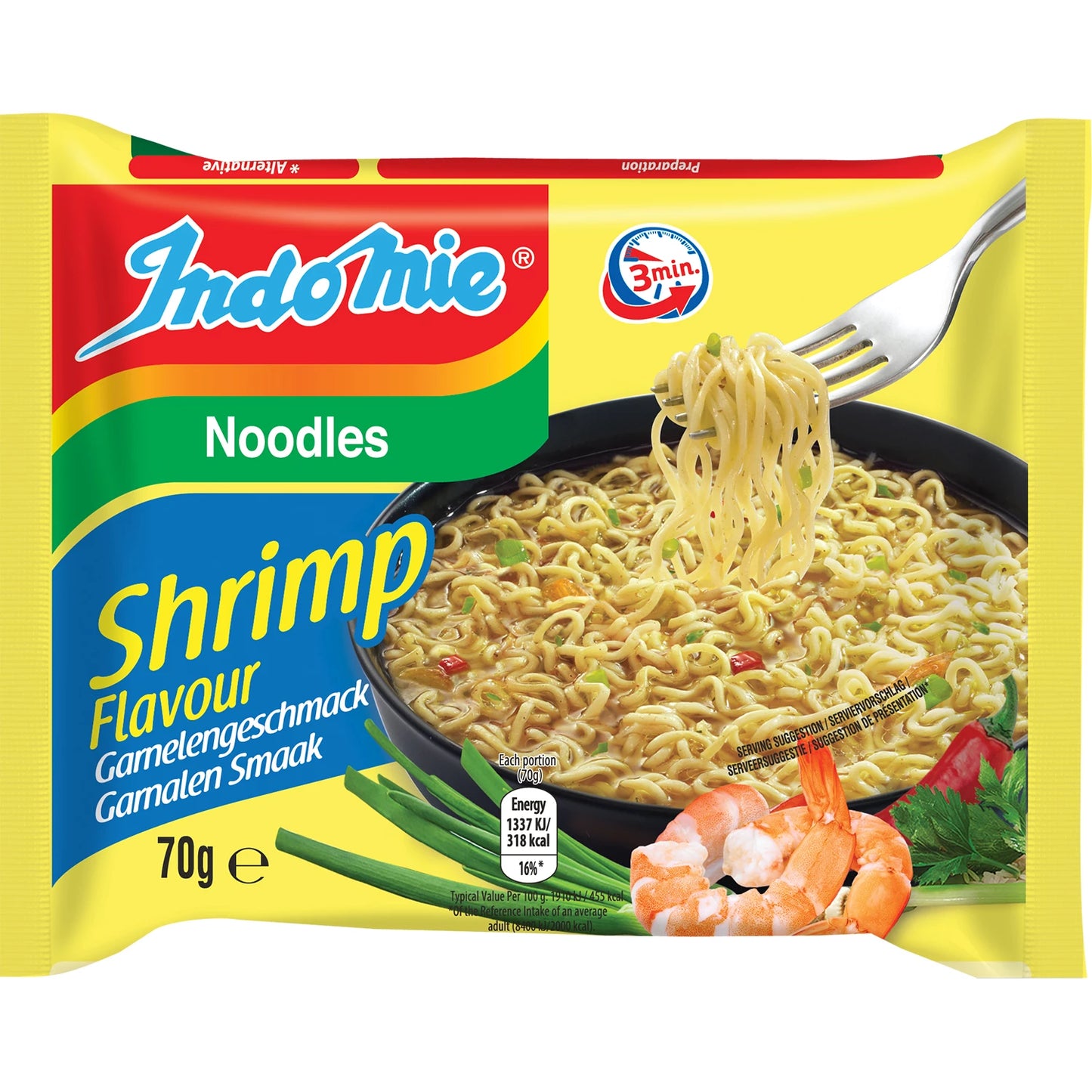 Indomie räknudlar 70g