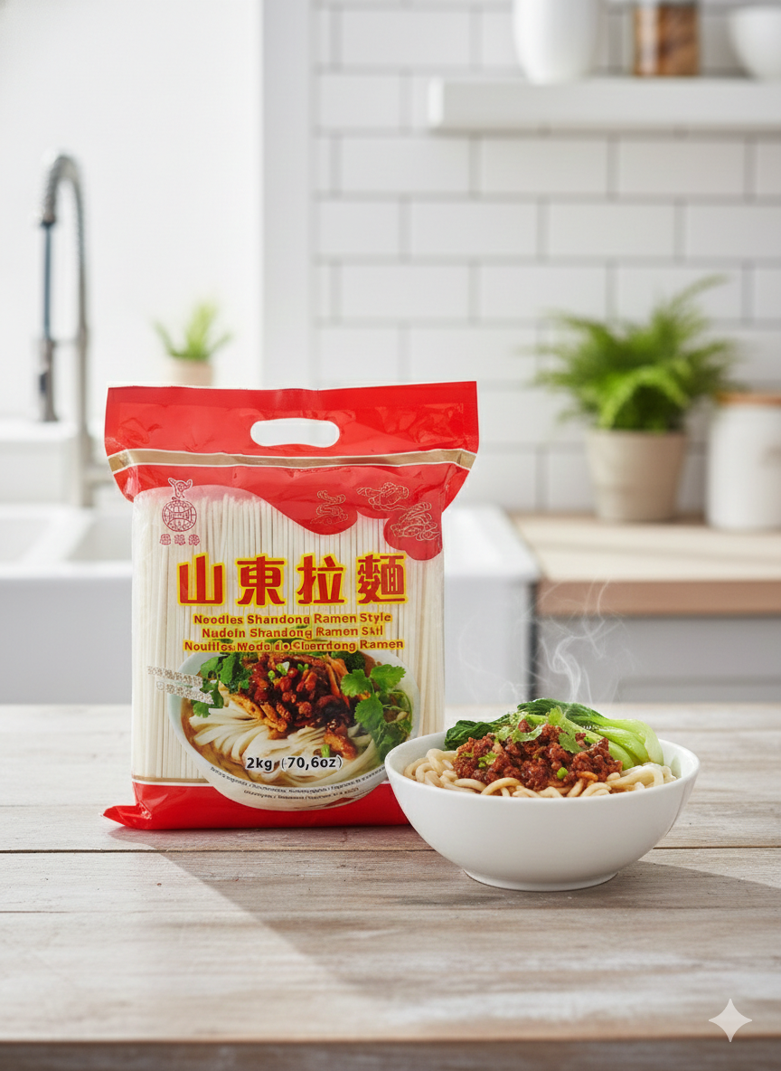 Nudlar shandong ramen stil 2kg
