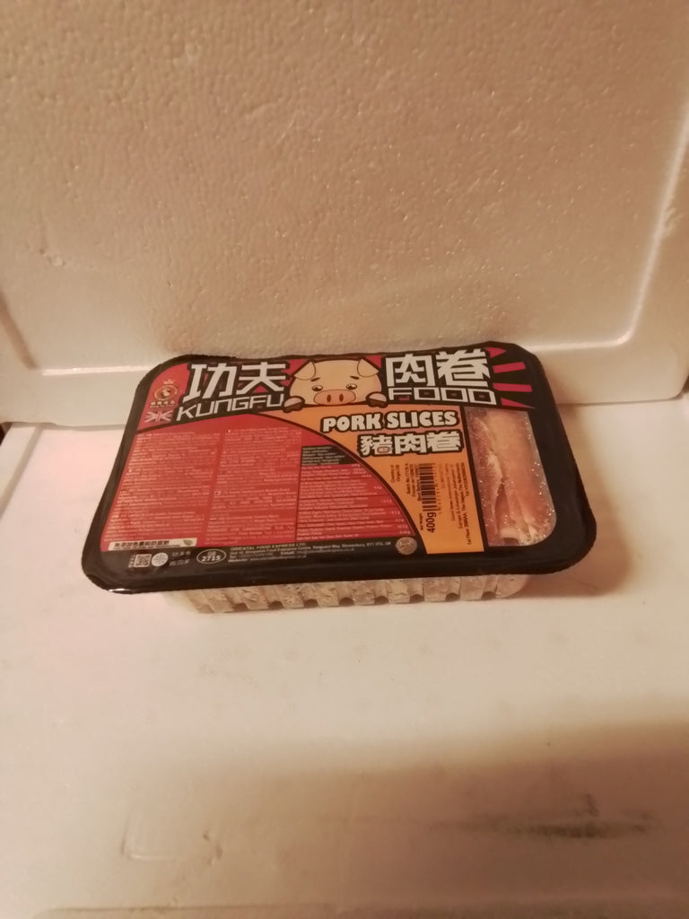 (Kopia) Färdig  Salta FläskSkivor  (Hotpot) 400g, Kung Fu Food