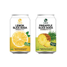 FRUIT.B lemon slice soda 340ml