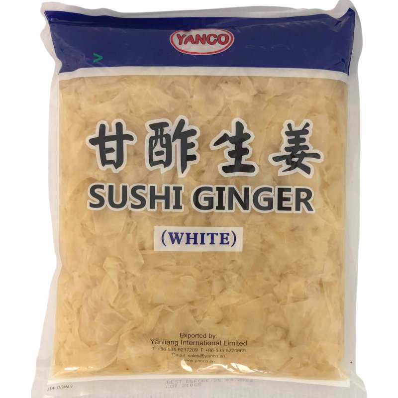 Inlagd ingefära 1kg, Yanco – asienlivs
