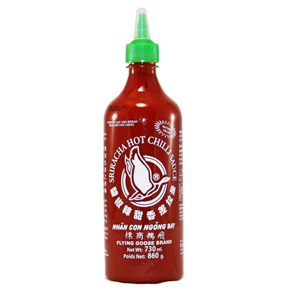 Sriracha chilisås 730ml, Flying Goose