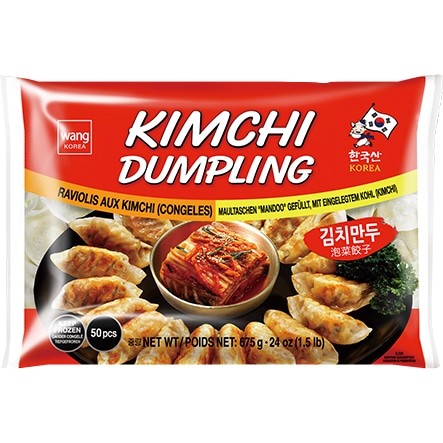 Kimchi Dumpling 675g, Wang Korea