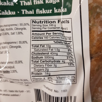 Frysta Thai Fiskkakor 500g, EAF