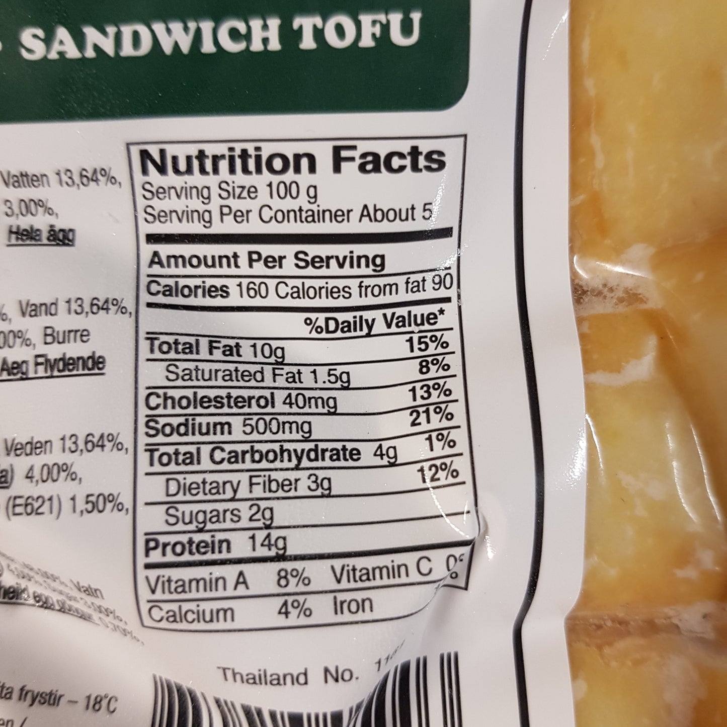 Fisk med tofu (Sandwitch Tofu) 500g