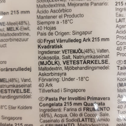 Vårrulledeg 40-p Fryst 550g, Spring Home 21,5x21,5cm