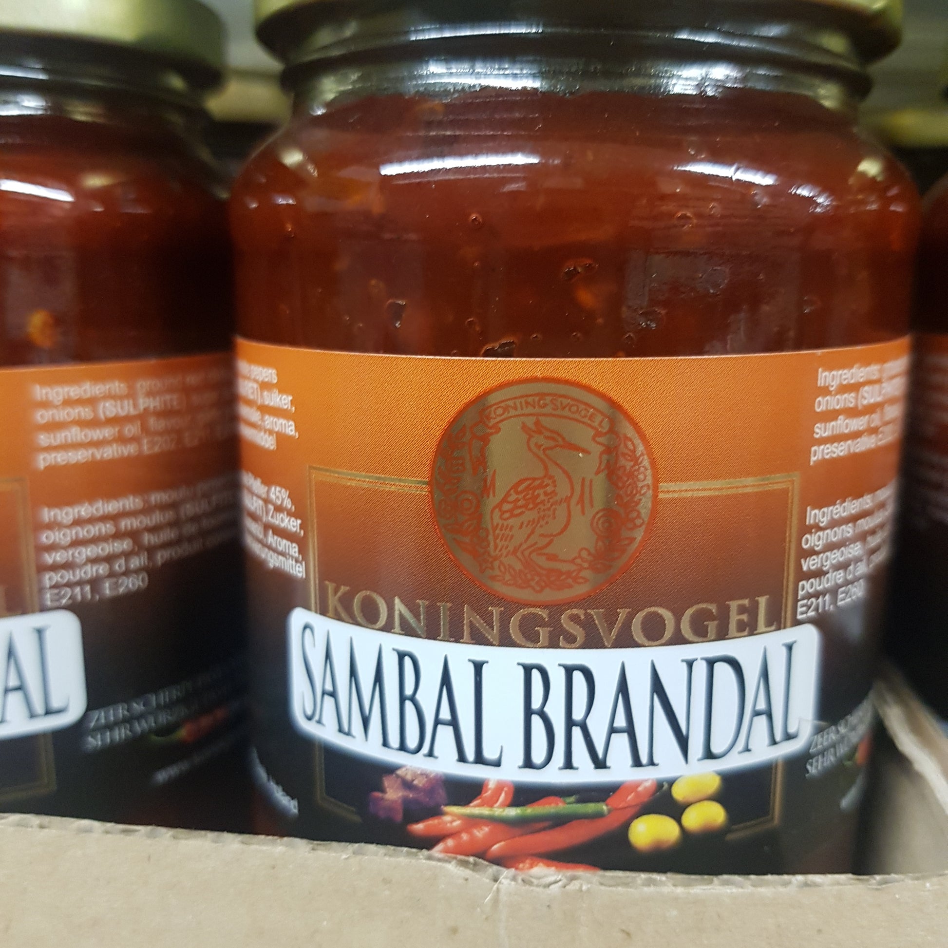 Sambal Brandal 375g, Koningsvogel