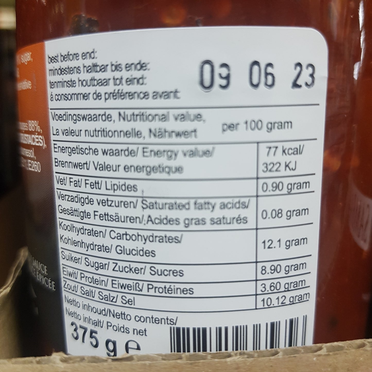 Sambal Trassi 375g, Koningsvogel