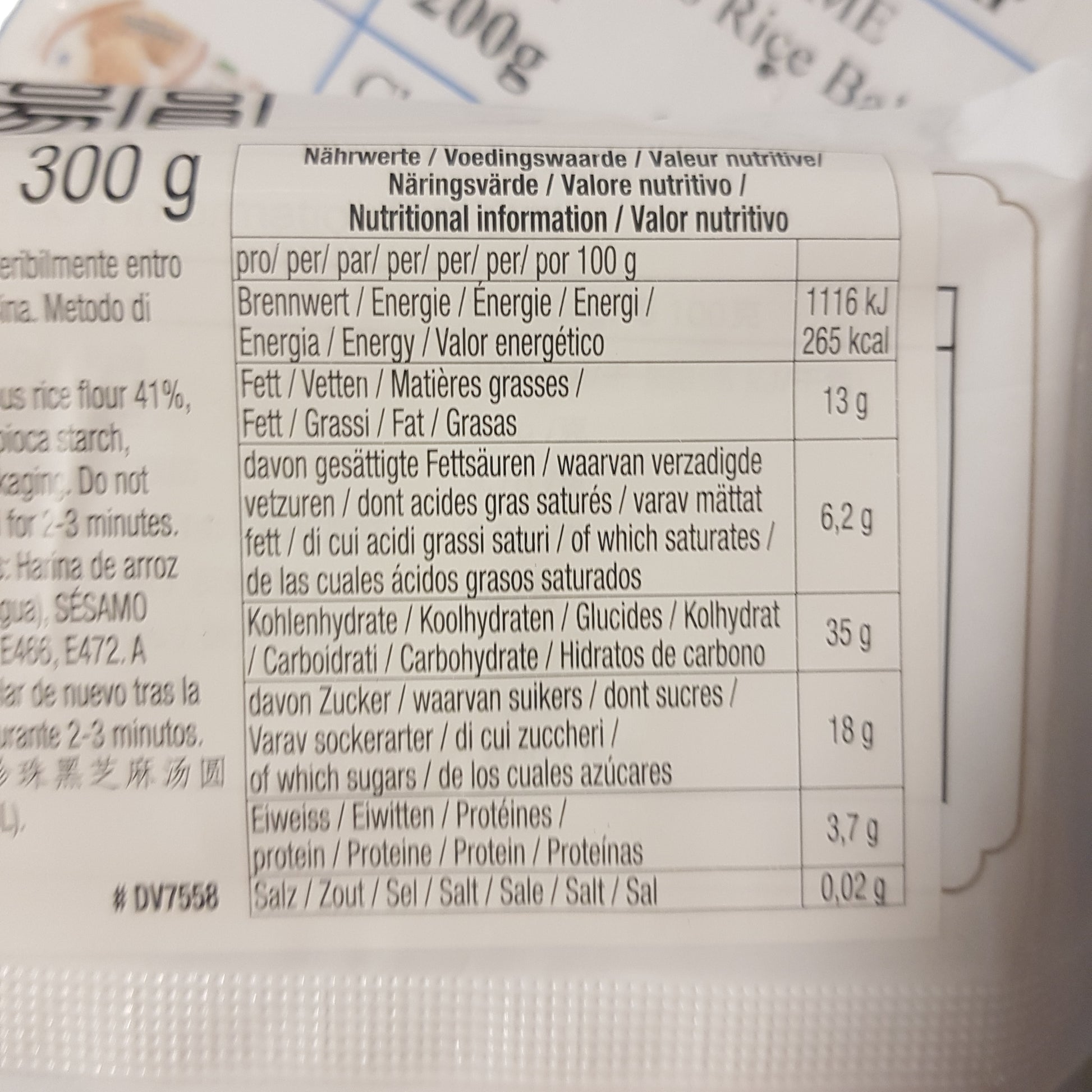 Kineskt Mini Mochi med sesamfyllning 300g, Synear