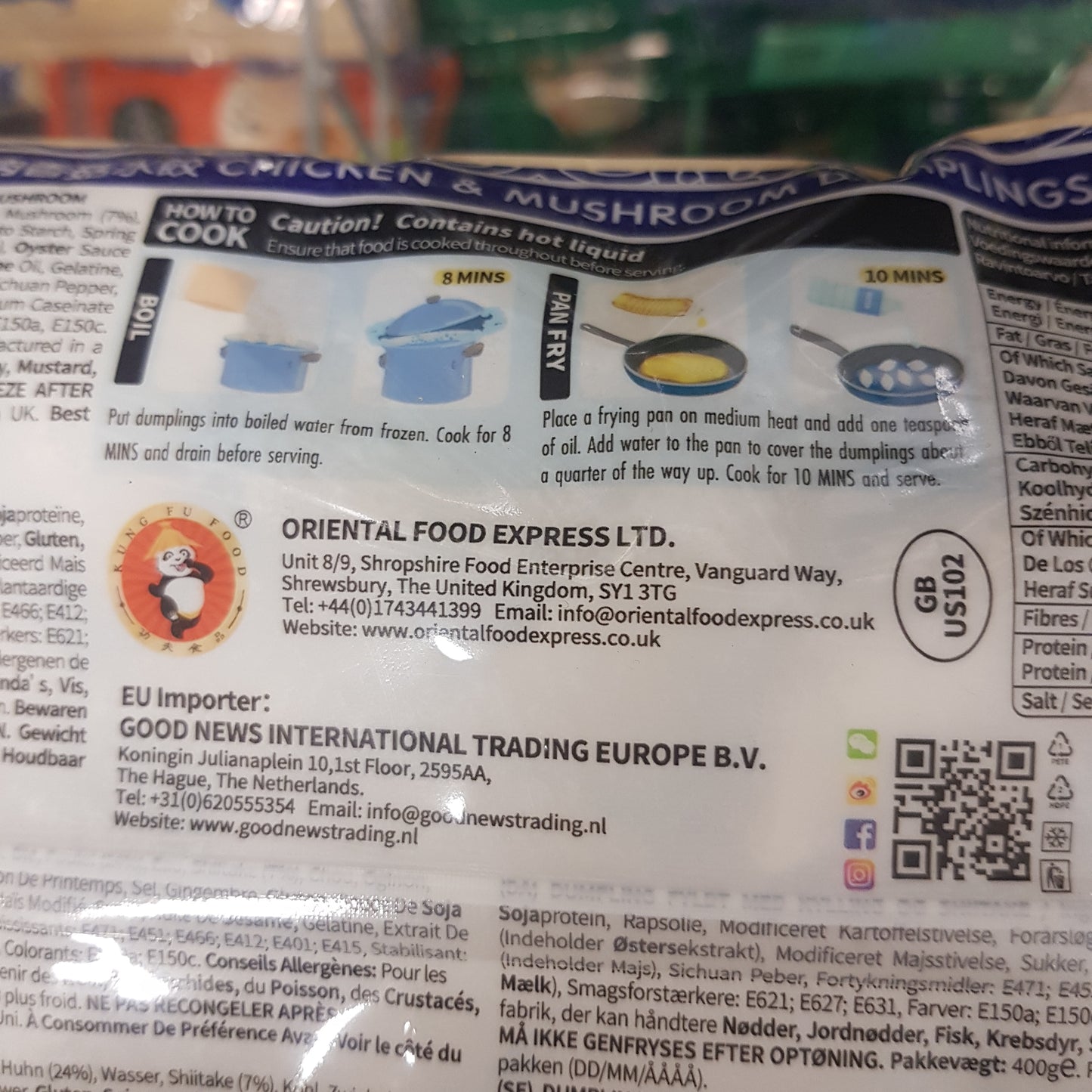 Kyckling svamp dumpling