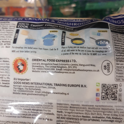 Kyckling svamp dumpling