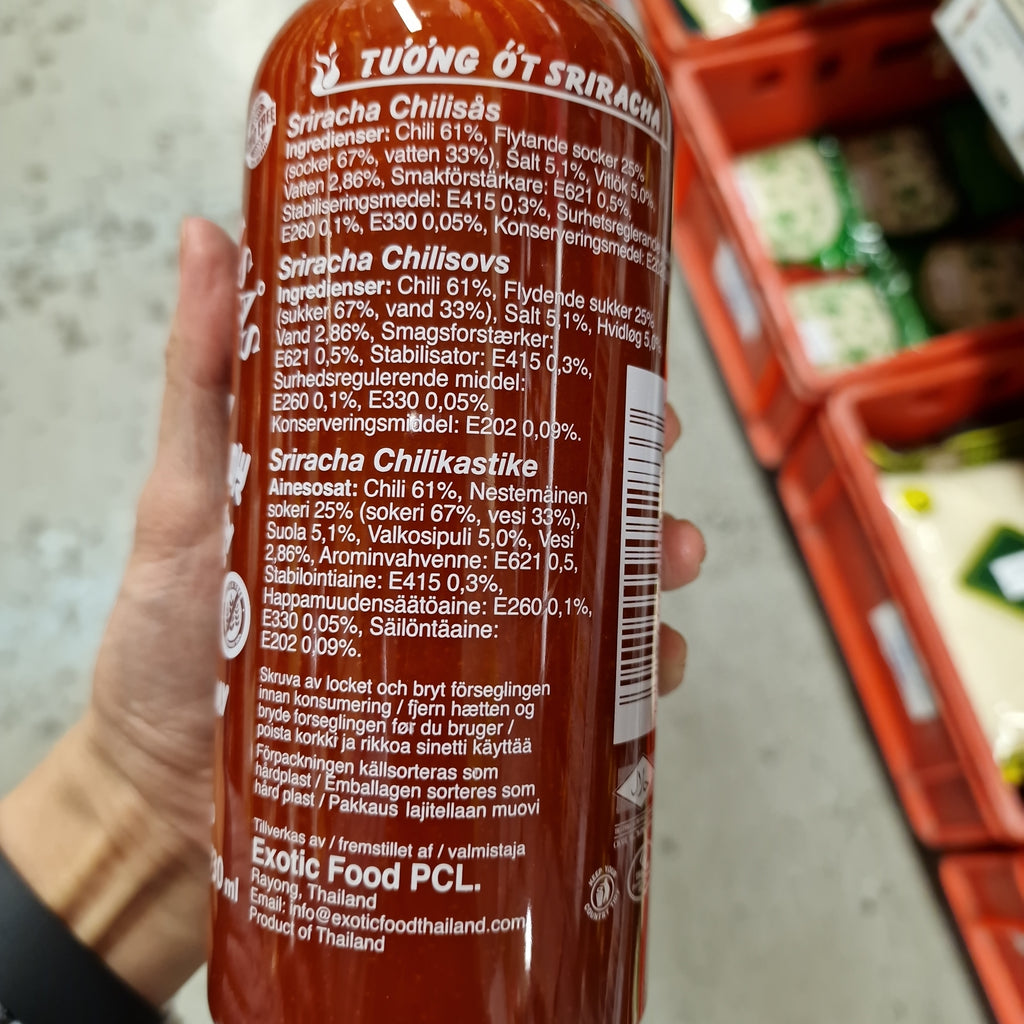 sriracha chilli sås – asienlivs