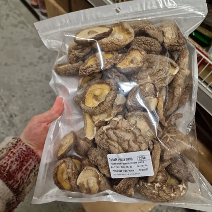 torkad shitake svamp