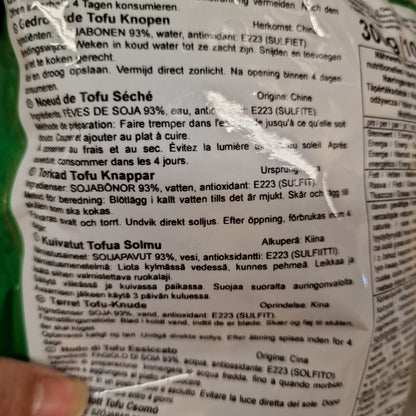 Torkad Tofu Knutar 300g, Eaglobe
