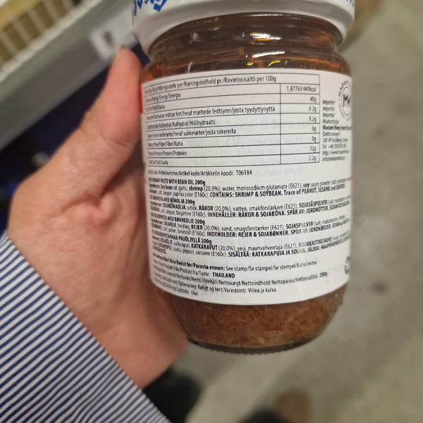 Räkpasta med sojabönsolja 200g, Por Kwan