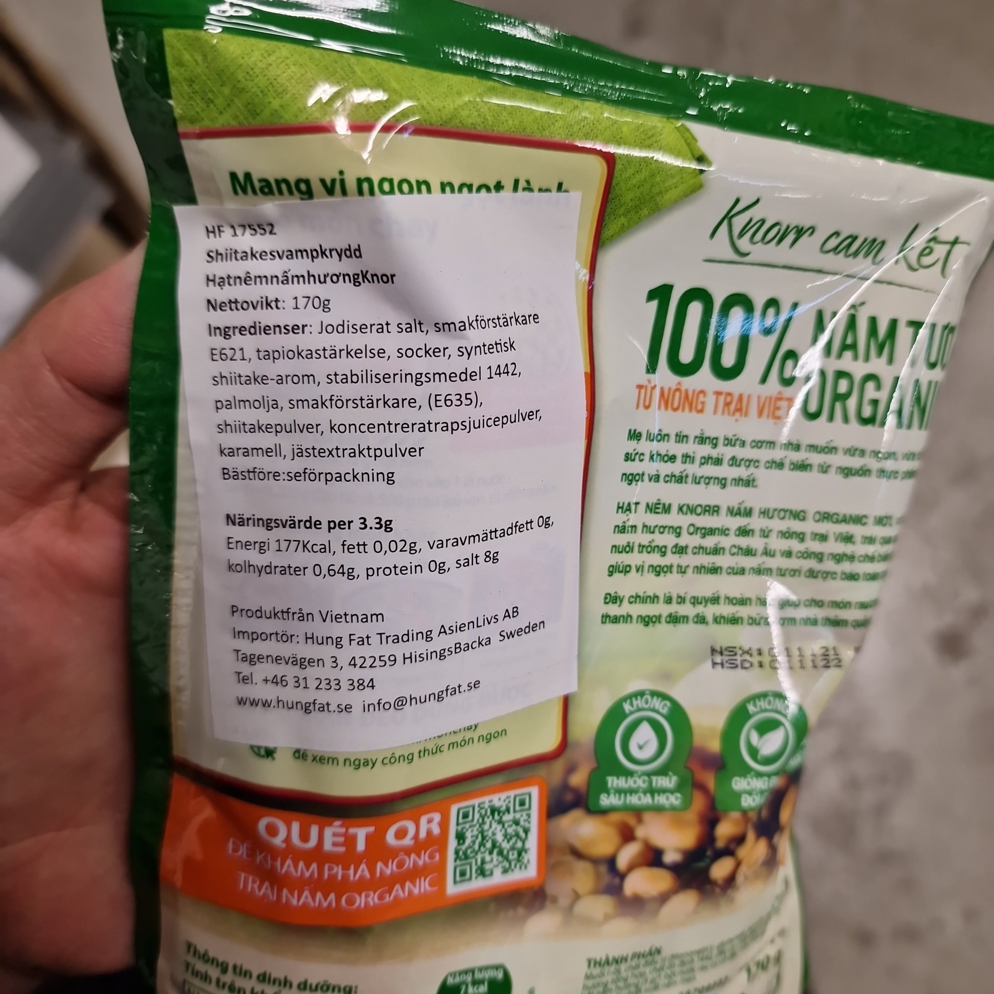 Vegetarisk Svamp Buljong 170g, Knorr