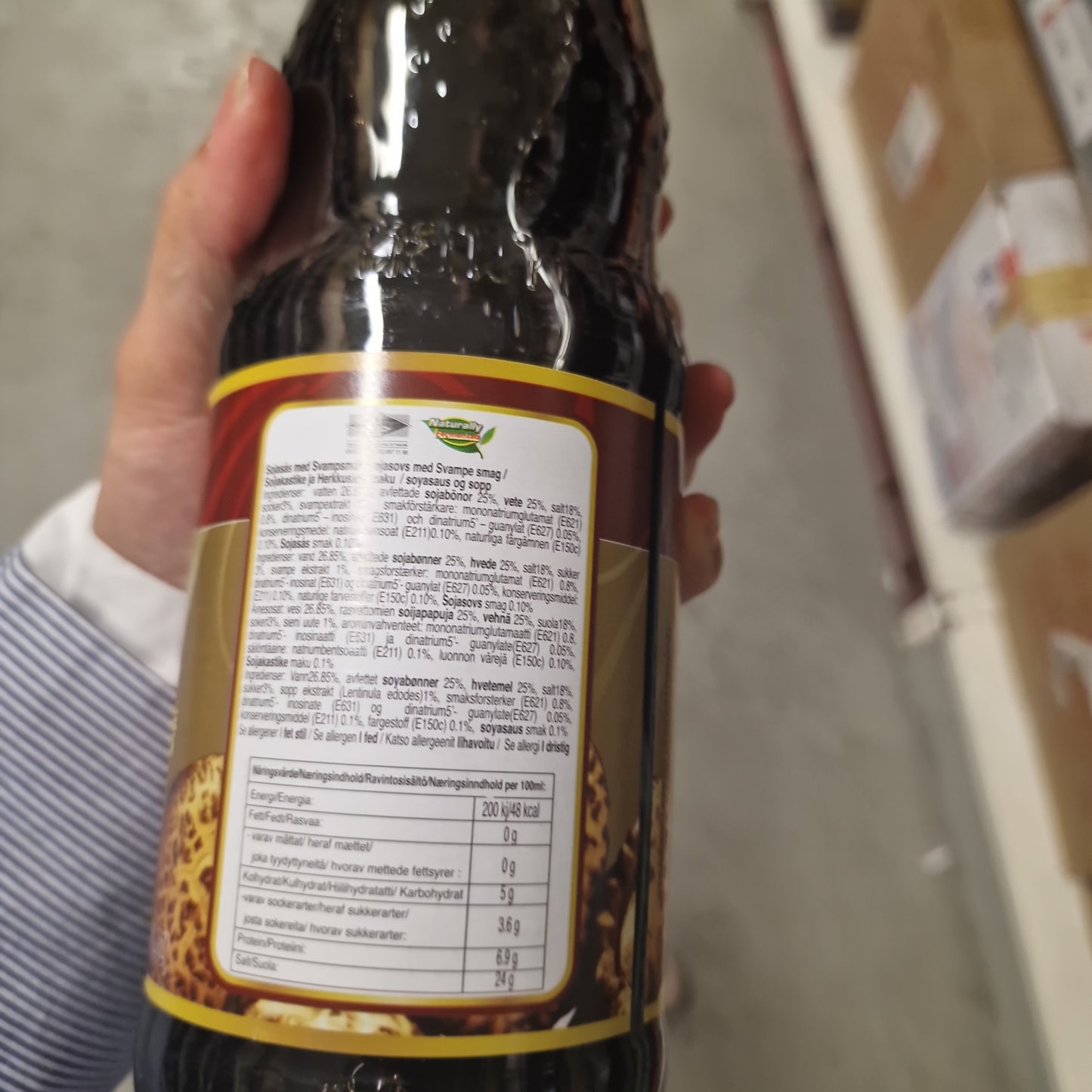 Sojasås med Svampsmak 700ml, Healthy Boy Brand