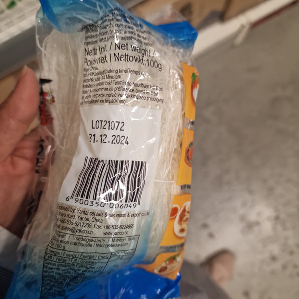 Glasnudlar 100g, Tiantian