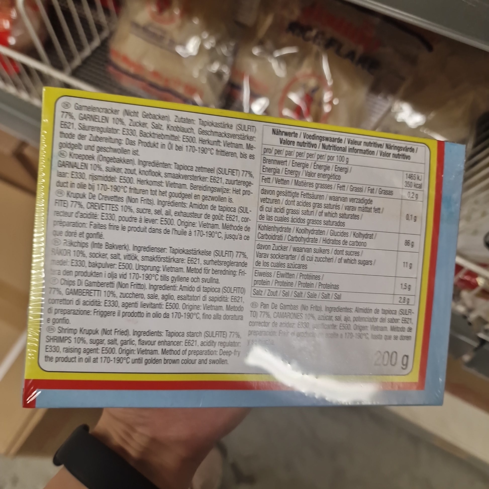 Räkchips 200g, Sagiang