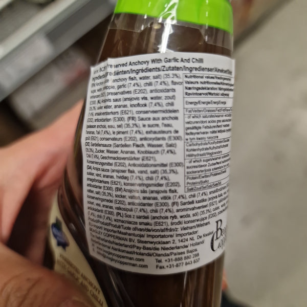 Minh Ha fisksås med chili och vitlök 250ml