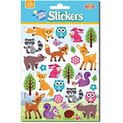 STICKERS MJUKA SKOGSDJUR