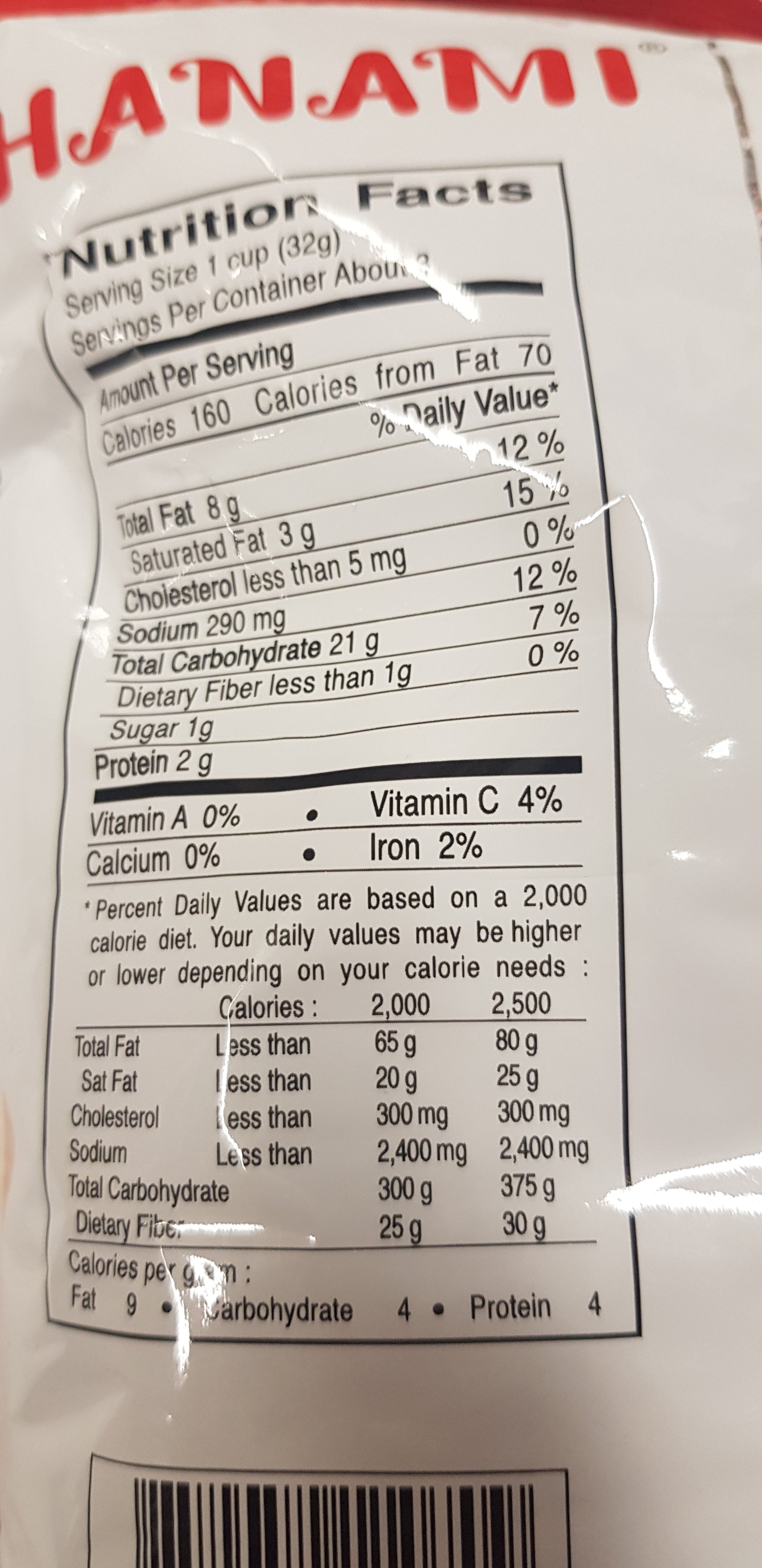 Räkchips Original 60g, Hanami