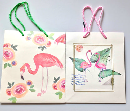 presentpåse flamingo
