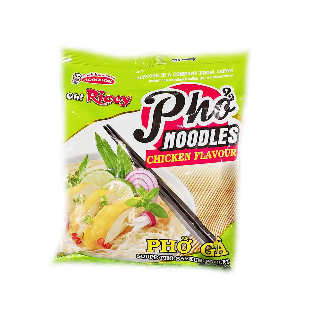 Oh! Ricey Pho Noodles Vietnamese CHICKEN Flavour Instant Rice Noodles 71G