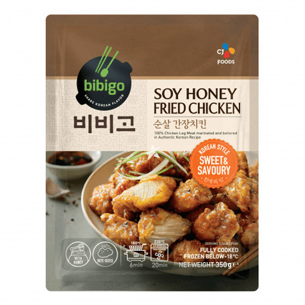 Koreansk Friterad Kyckling med Soja & honung 350g, Bibigo