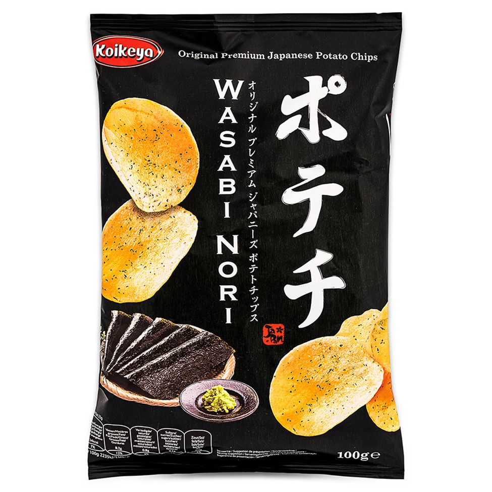 Japanska Chips, Wasabi & Nori, Koikeya, 100g