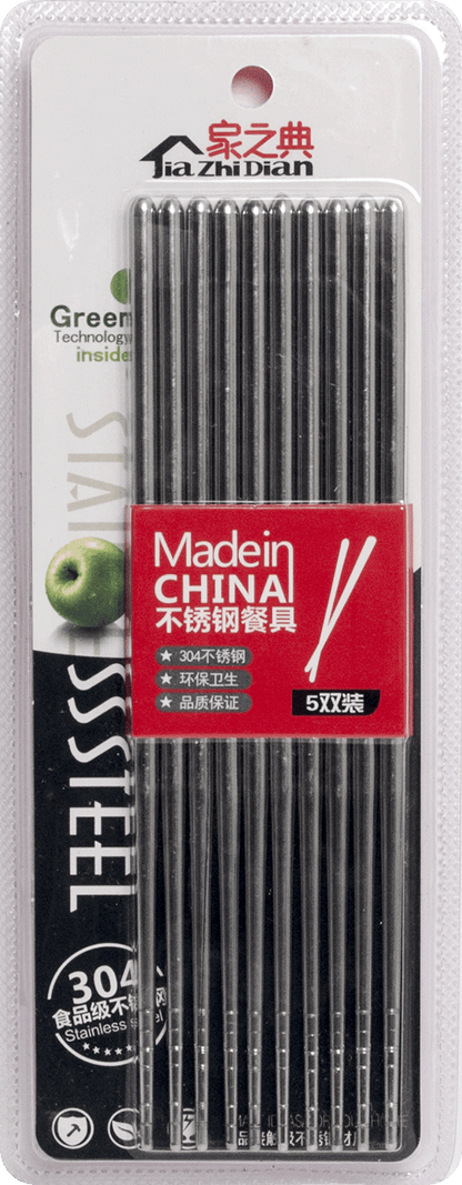 Rostfritt stål pinnar (5-pack)