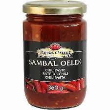 Sambal Oelek Chilipasta 360g, Royal Orient