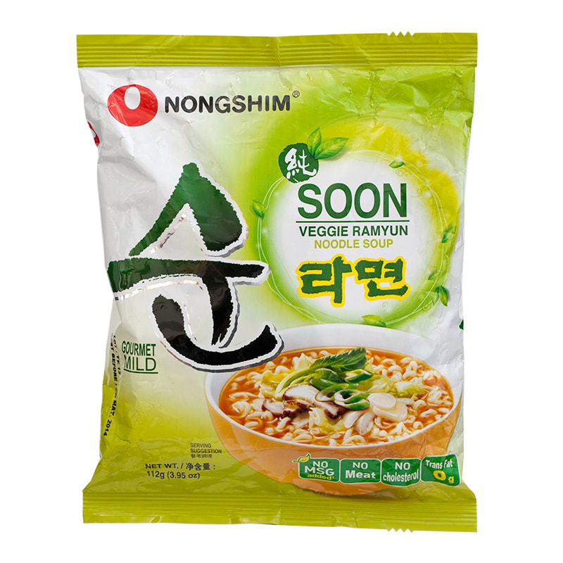 Vegetarisk Snabbnudlar 112g, Nongshim