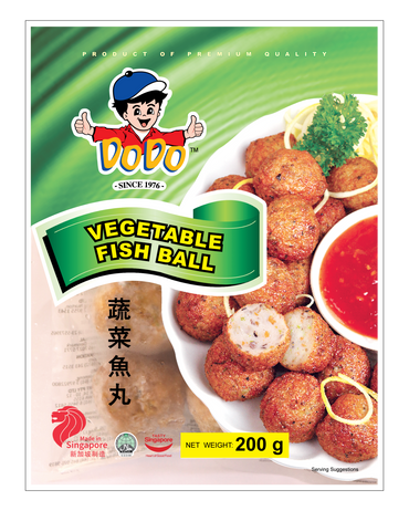 Vegetariska fiskbullar 200g, DoDo
