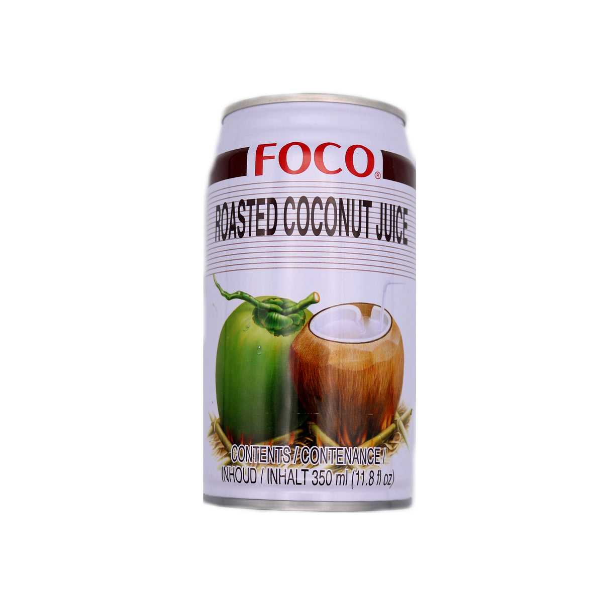 FOCO COCONUT JUICE 350ML rostad COCONUT JUICE