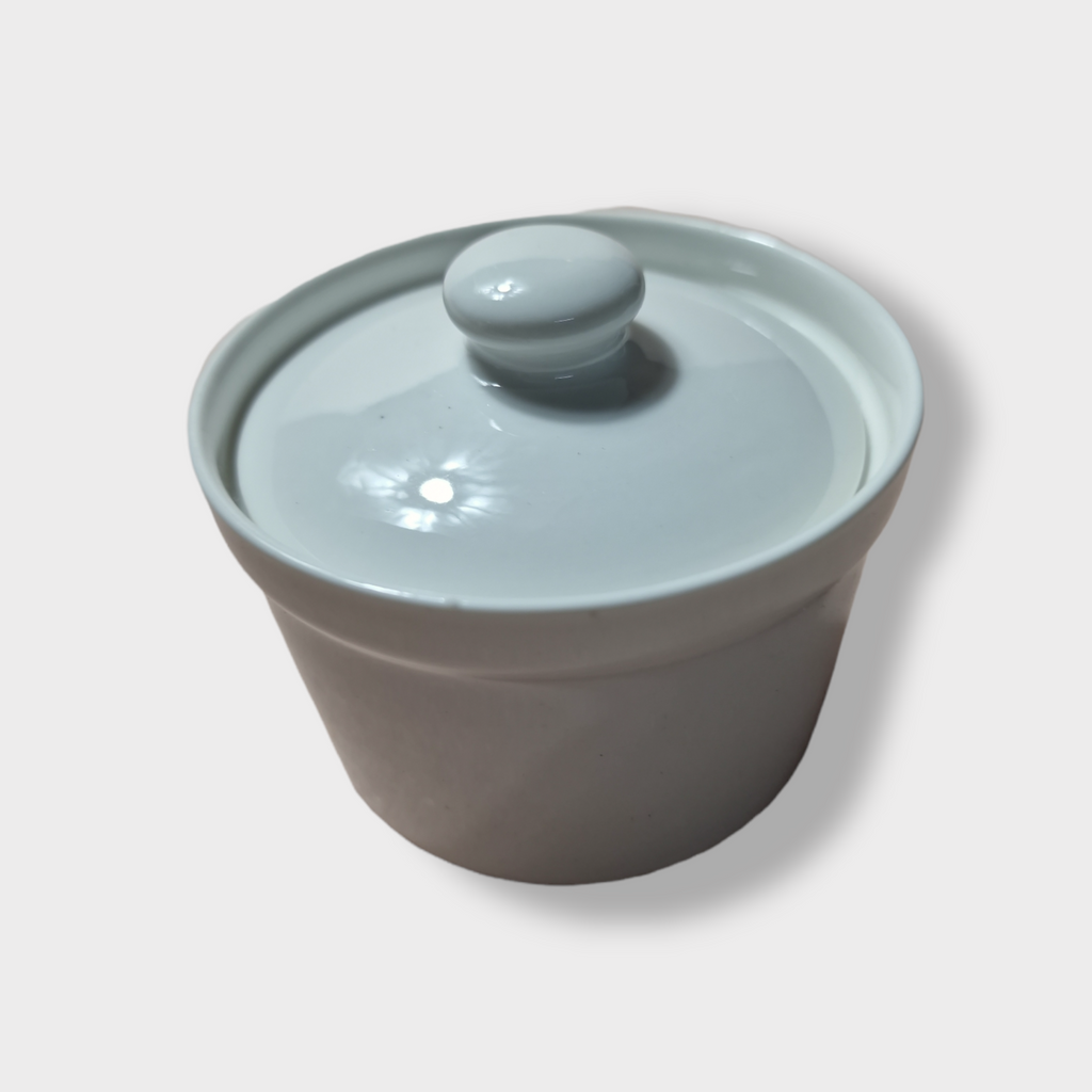 Porslin Skål med Lock