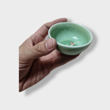 Liten Grön Såsskål Fisk