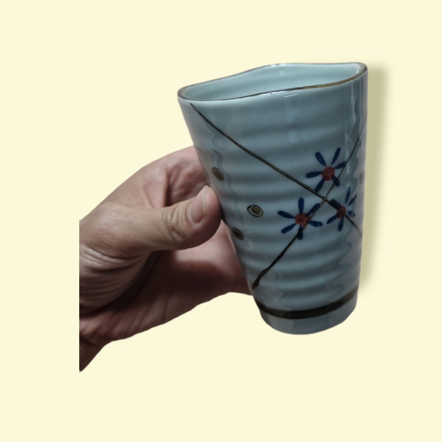 Kopp Mönstrad Blommor