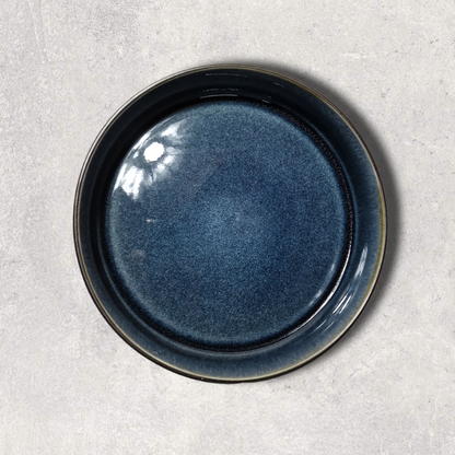 Blå Djup Tallrik