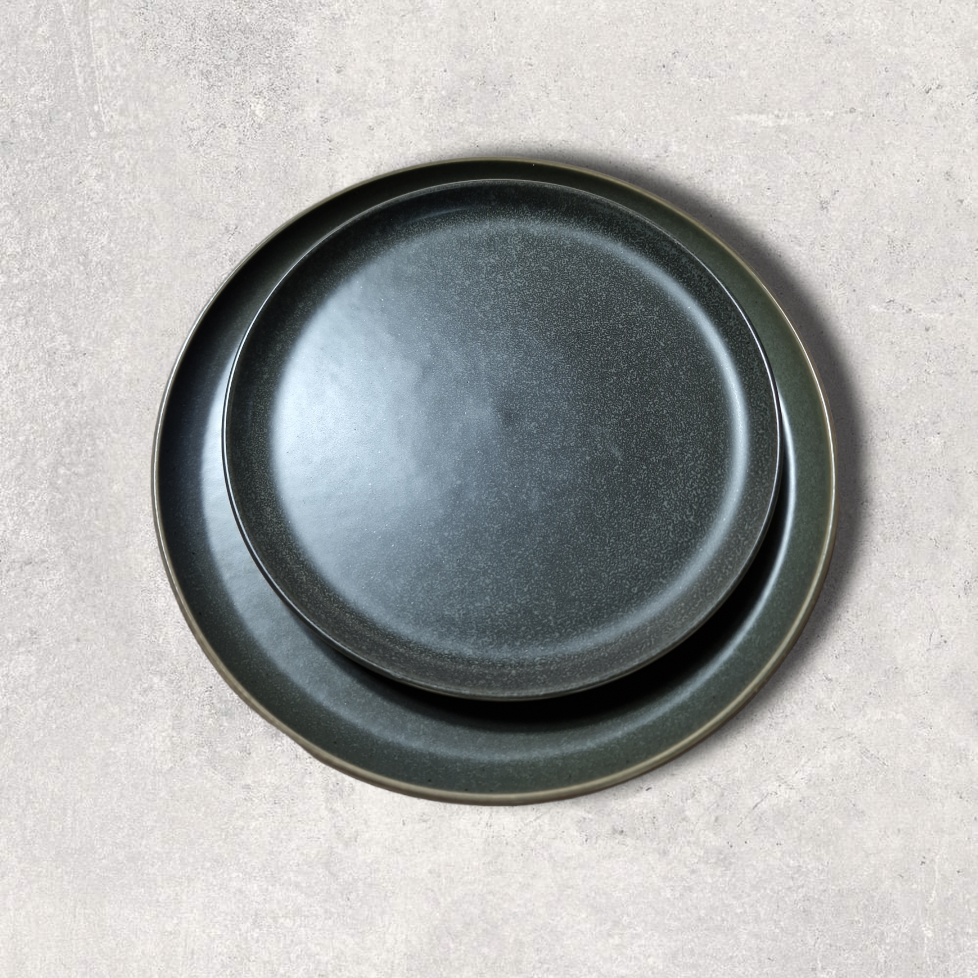 Grå Liten Assiett