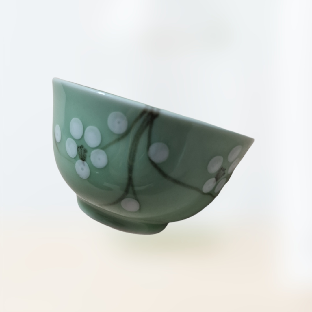 Såsskål Blommig Mintgrön