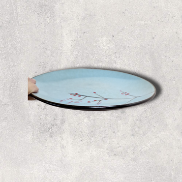 Grå Kvist Mönstrad Assiett