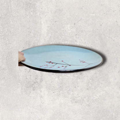 Grå Kvist Mönstrad Assiett