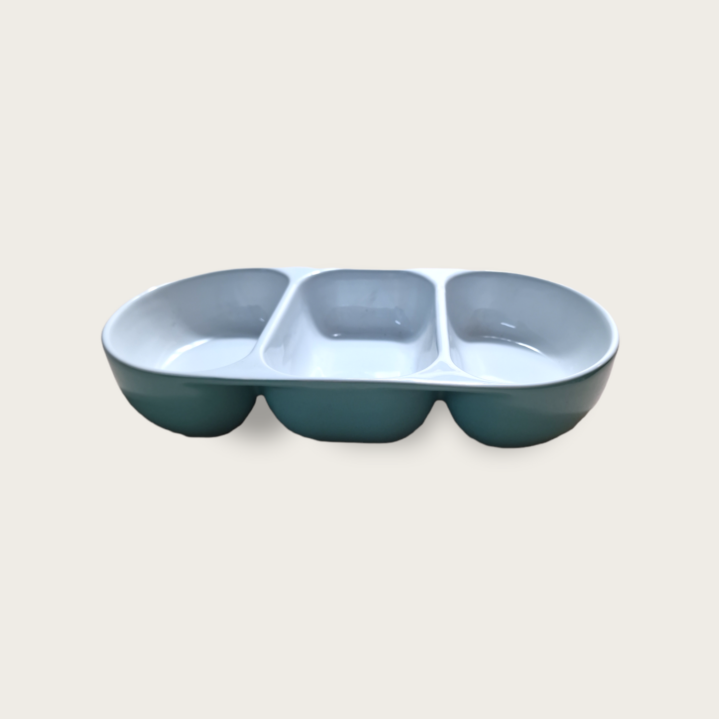 3-Delad Tukos Skål i Porslin