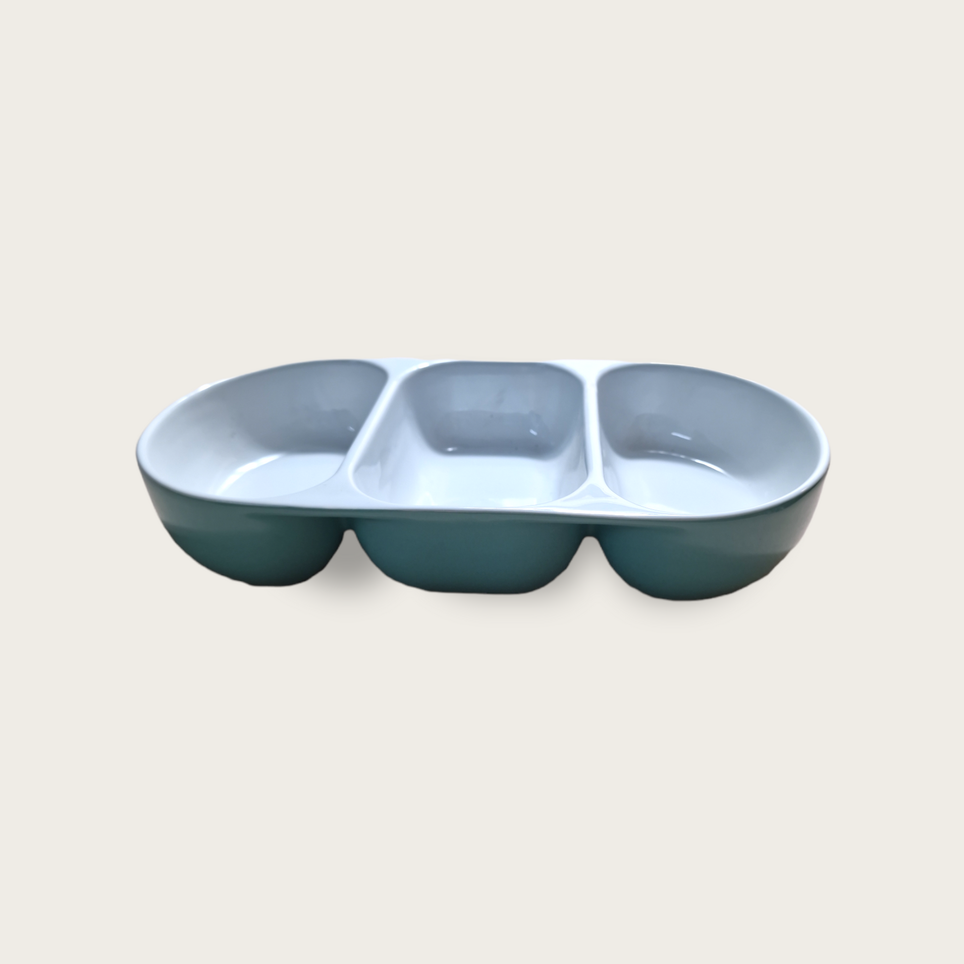 3-Delad Tukos Skål i Porslin