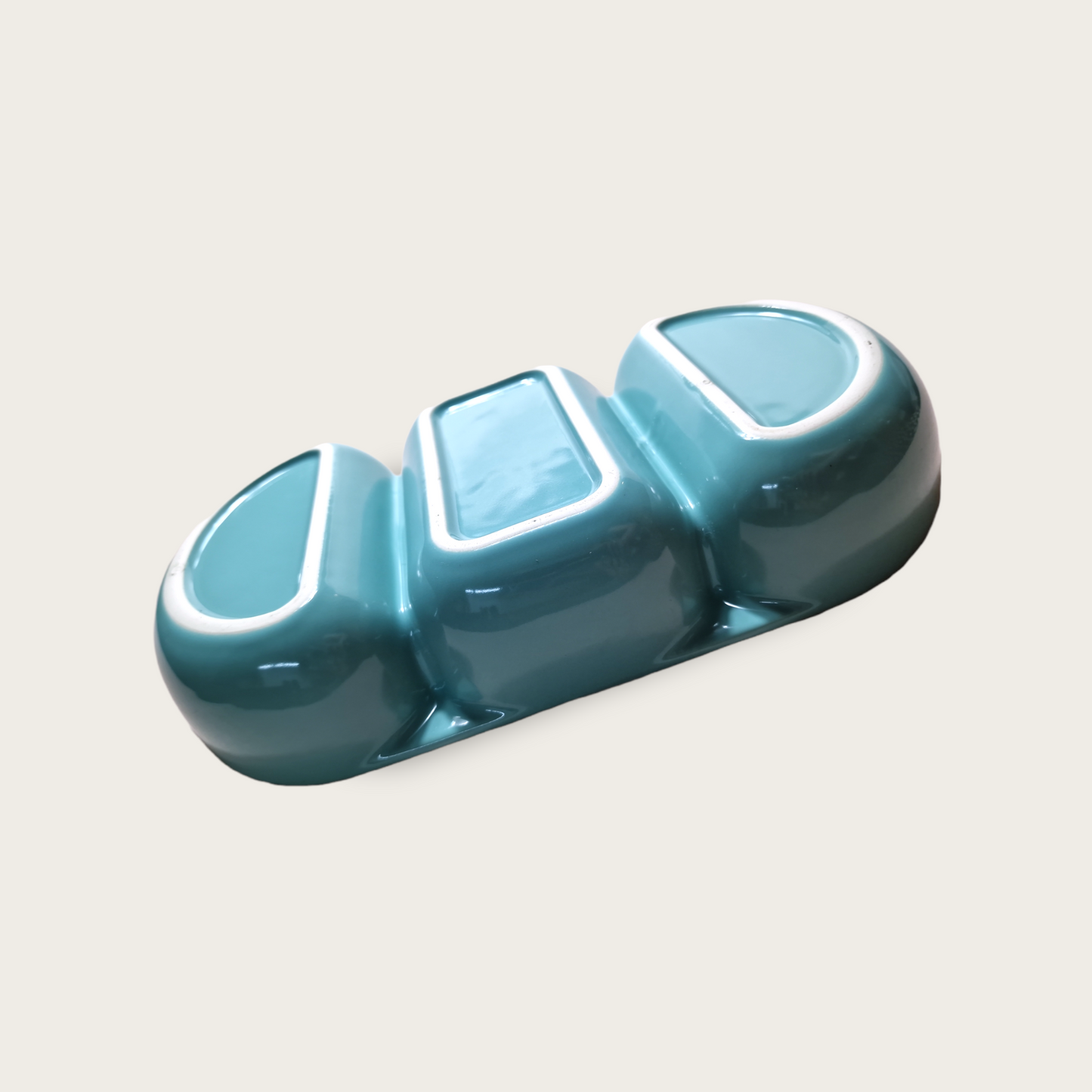 3-Delad Tukos Skål i Porslin