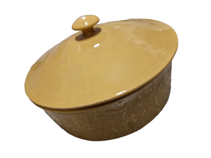 Gul Mönstrad Lergryta