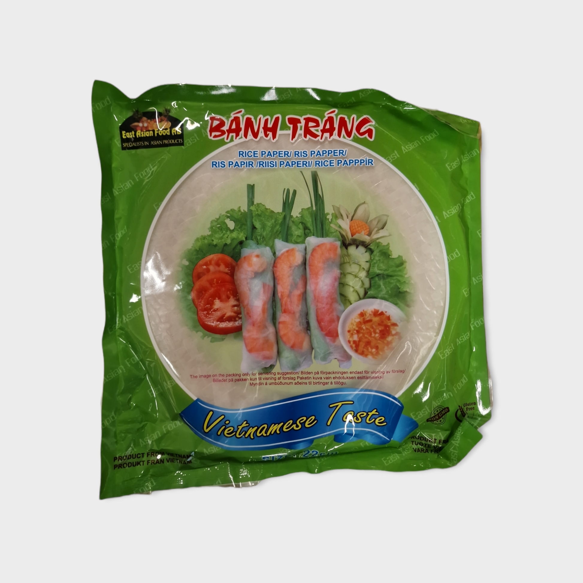 Rispapper för färska vårullar 22cm, East Asian Food