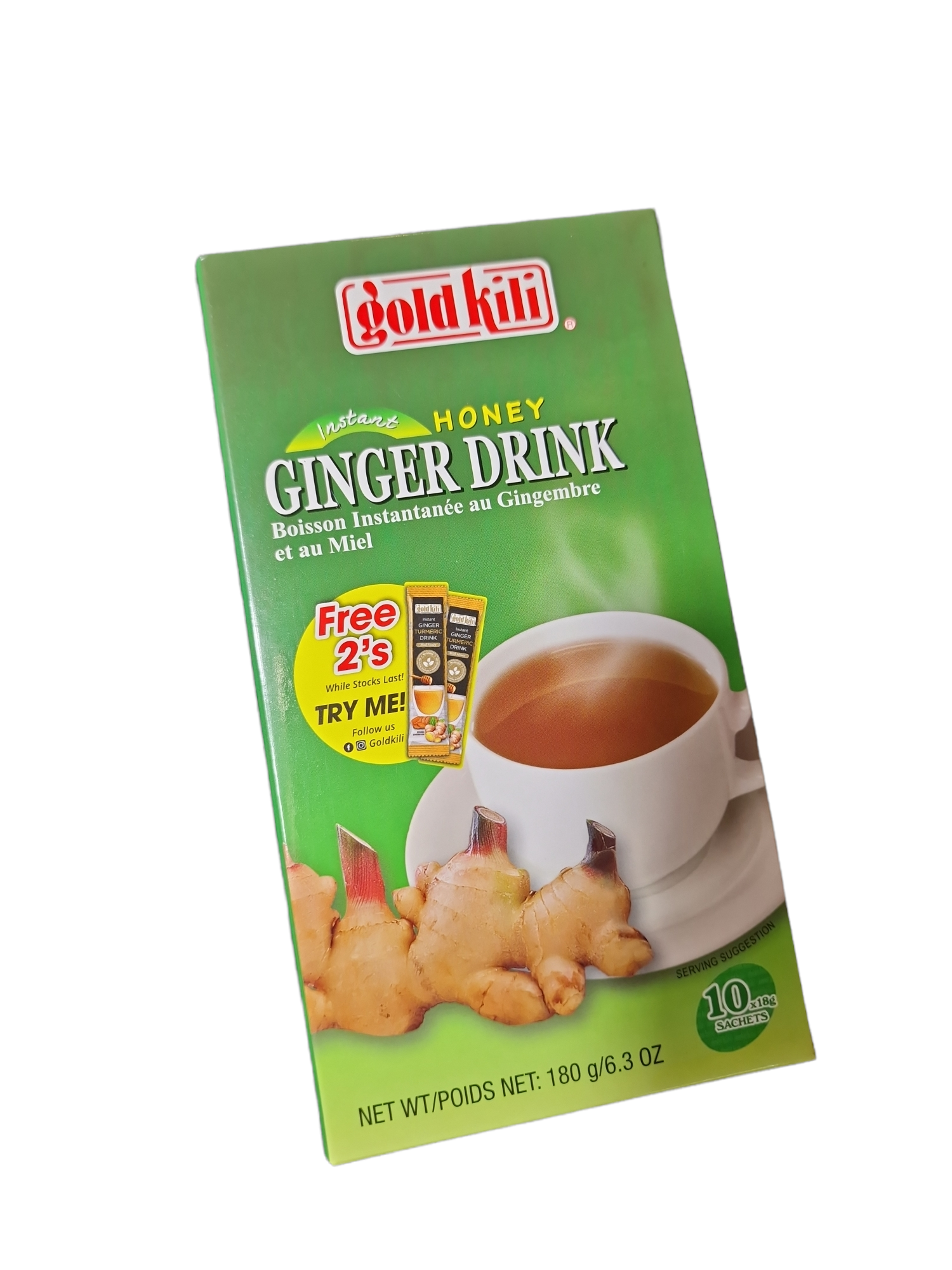 Ingefära & honungs te 180g, Gold Kili