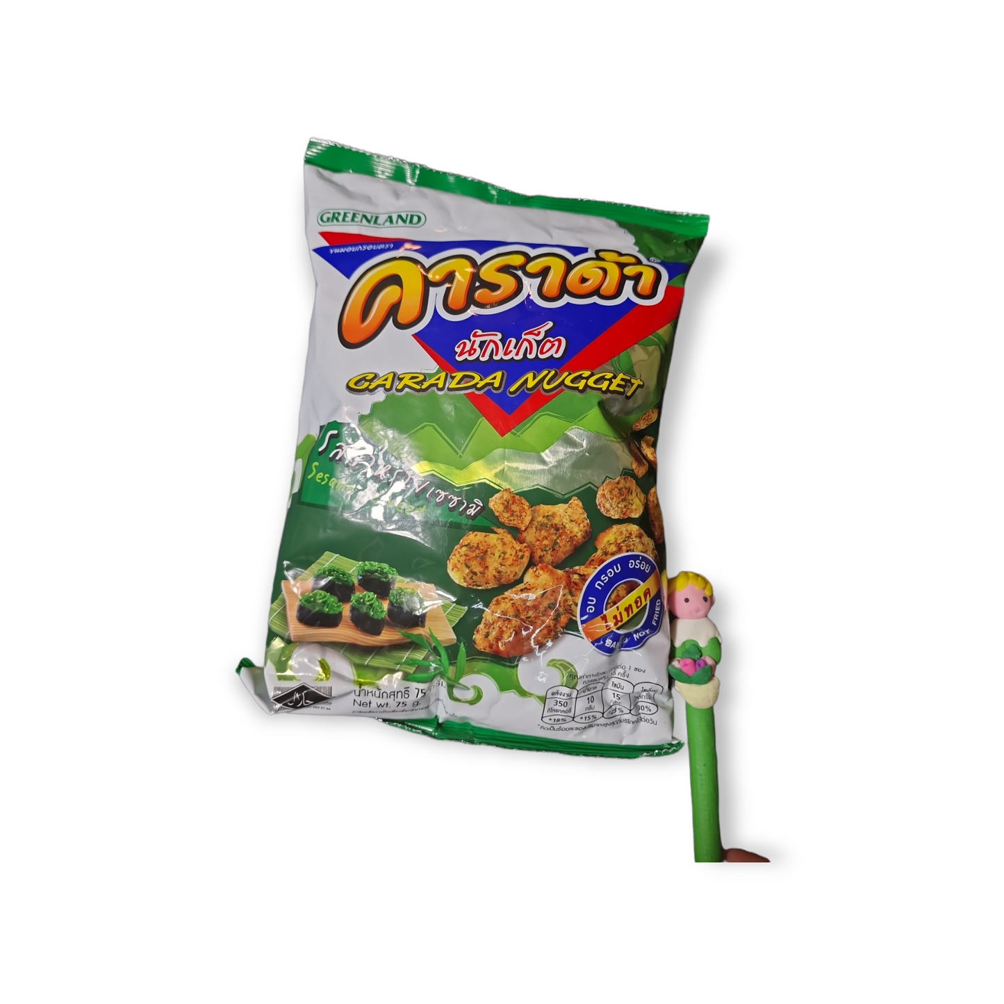 Majspuffar med Sesam & sjögräs snacks, Greenland